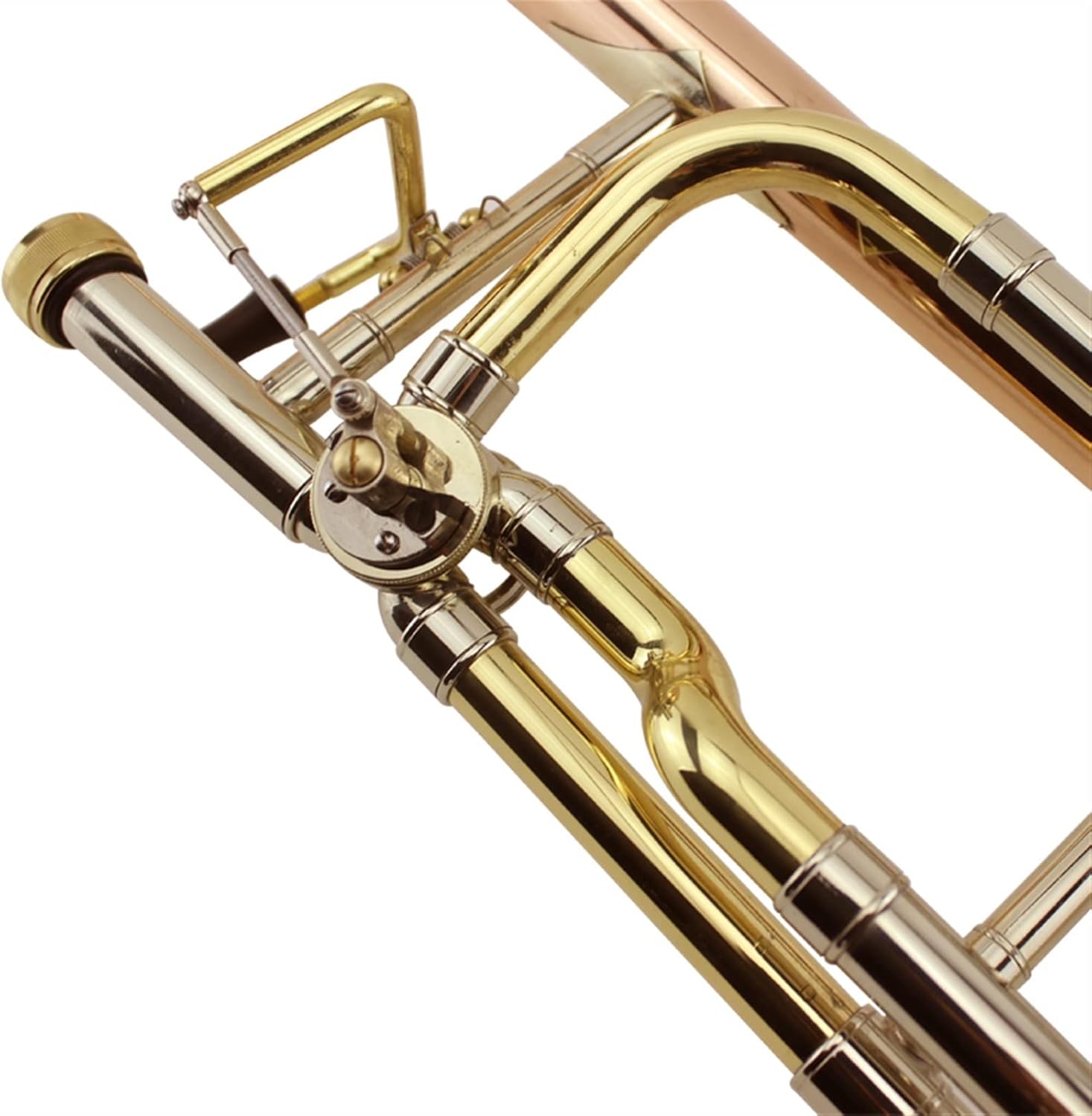 TSTS The Tenor Trombone Instrument with B-Flat Key Sandhi is Suitable for Beginners and Professional Players. Beginner Trombone