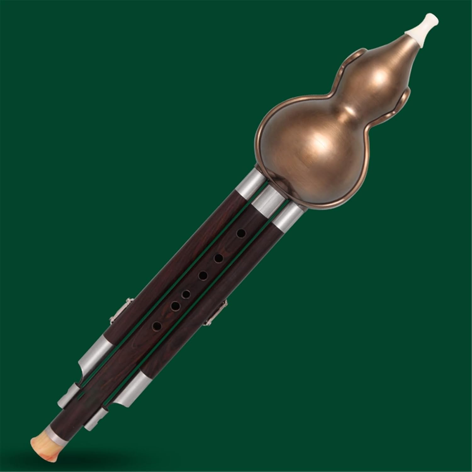 Hulusi flute, Durable Hulusi Instrument Professional Ebony C Key Bb Key A Key(C Key)