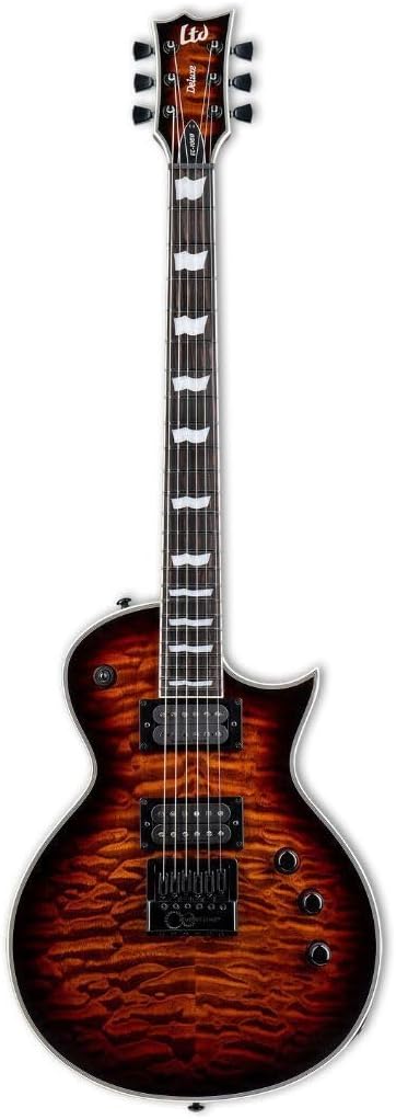 ESP LTD EC-1000 Evertune Electric Guitar, Dark Brown Sunburst