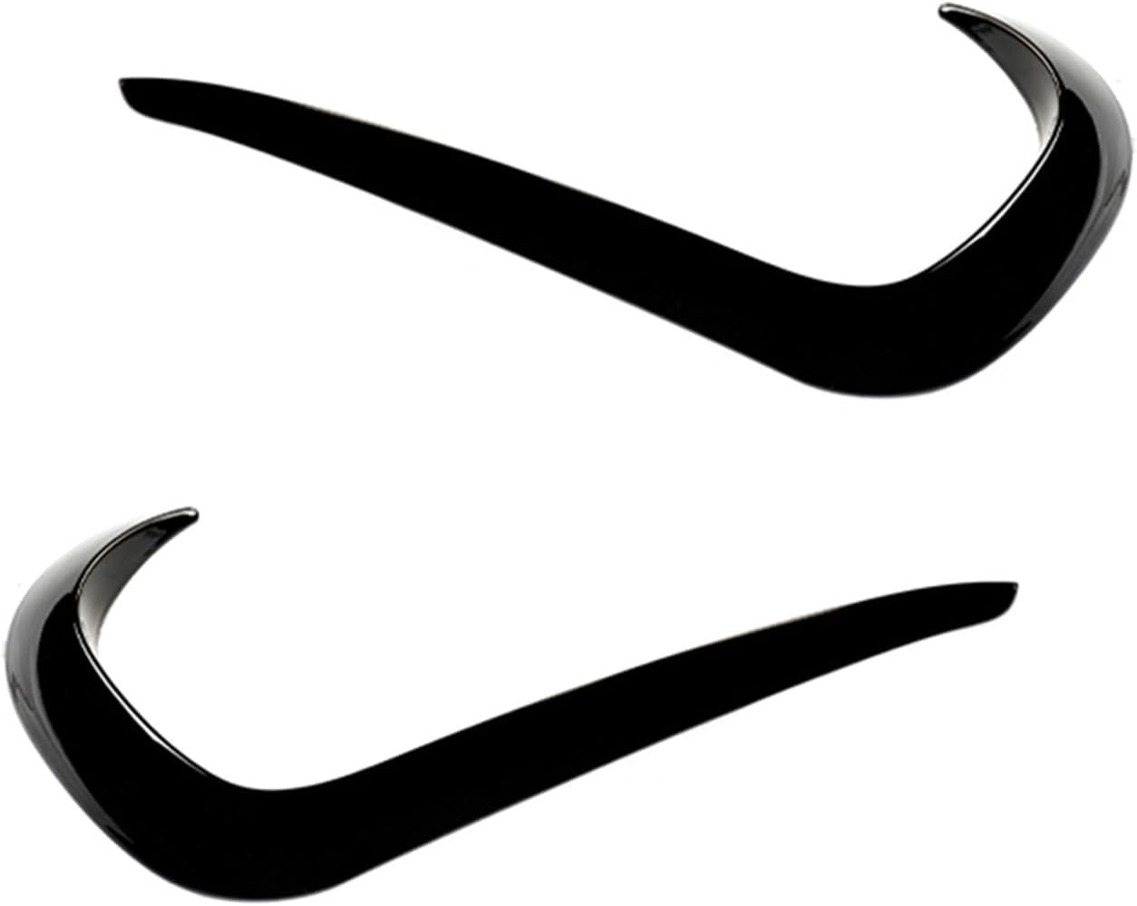 Car Front Fog Light Fender Frame Bumper Grill Styling Decoration Compatible For Mercedes Benz Glb 2020 2021 X247 180 200 Auto Accessories(Piano black abs)