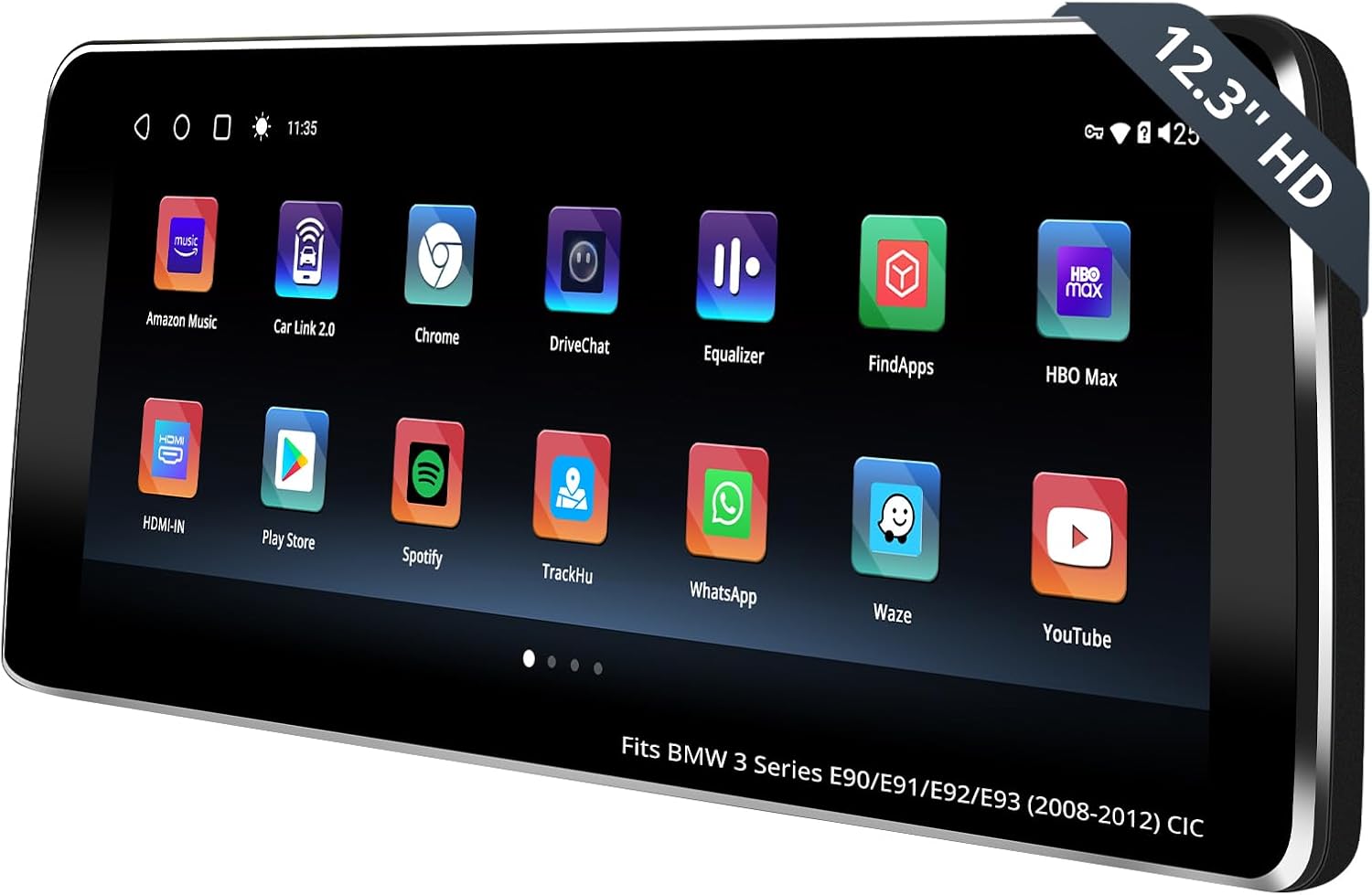 [12.3 inch] ATOTO Android Car Stereo Compatible with BMW 3 Series E90 E91 E92 E93 2008-2012 CIC System, Keep Original Function, Wireless CarPlay & Android Auto, 4G LTE,GPS Tracking, Dual B