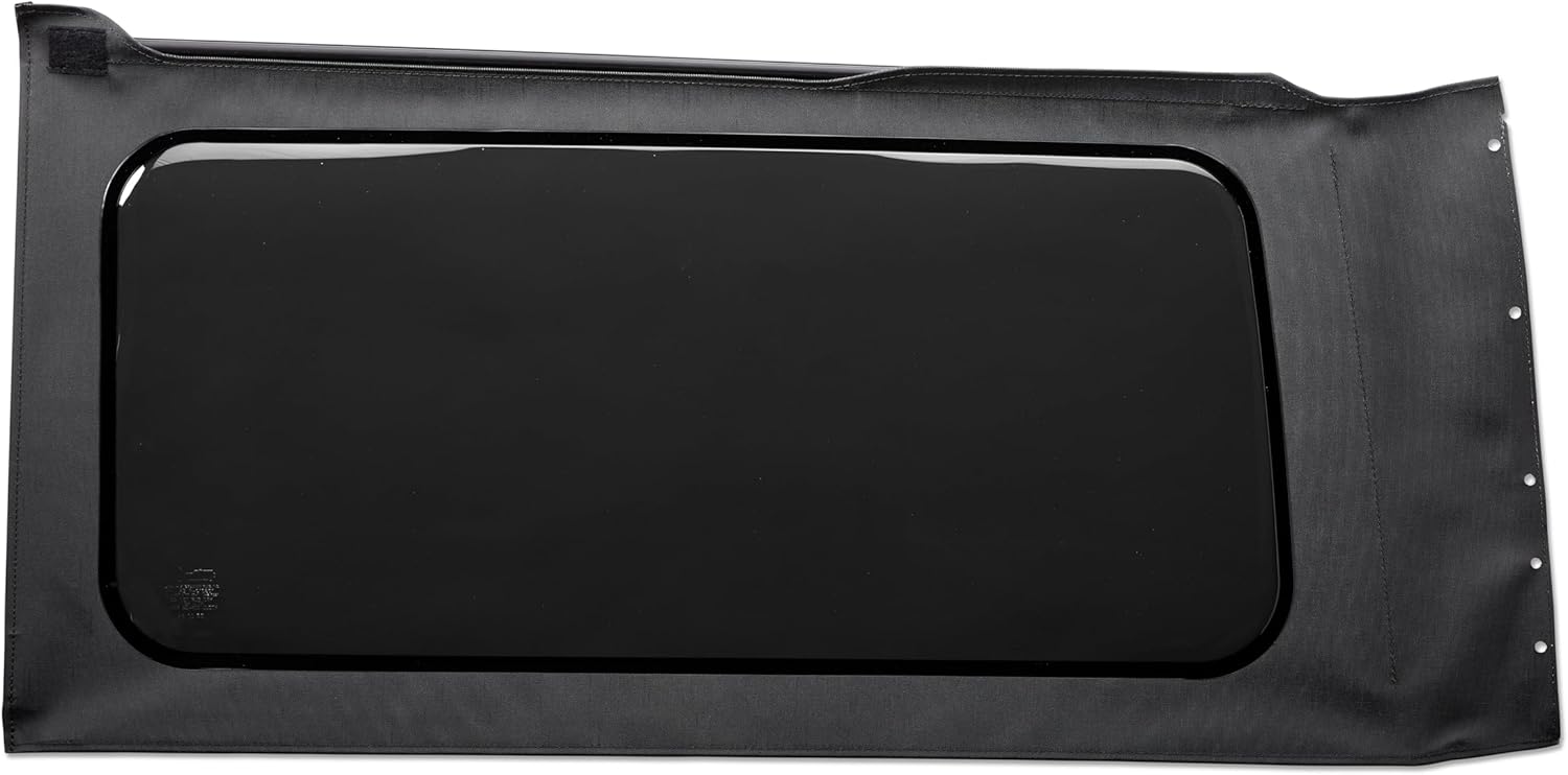Bestop 5830735 OE JL Replacement Windows - Jeep 2018-Current Wrangler JL (Quarter Left Hand; 2-Door; Black Vinyl; Tinted)
