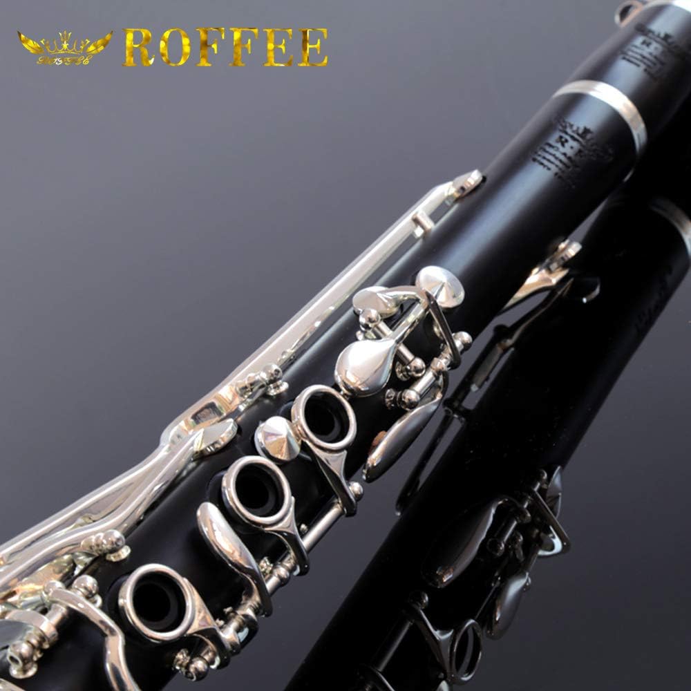professional performance level ebony wood silver plated 20 keys 6 rings G tone 506 clarinet