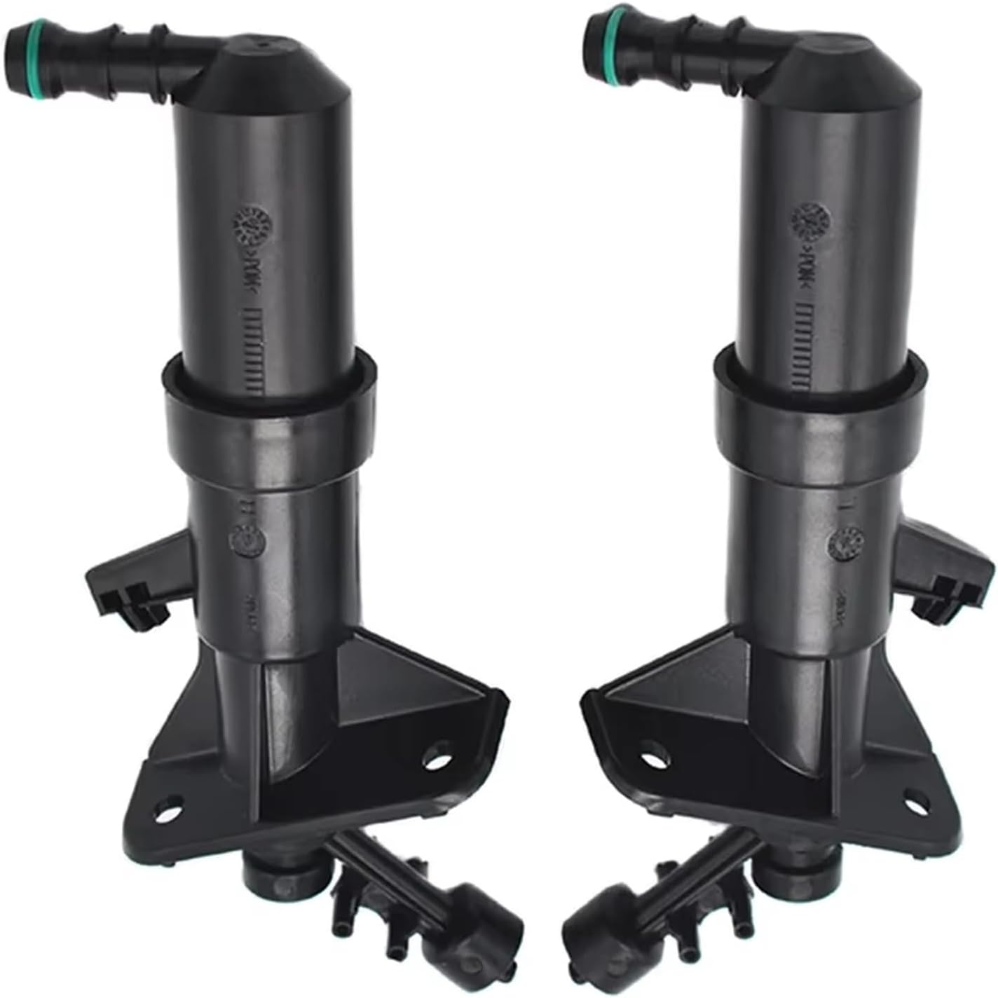 Headlight Washer Nozzle Compatible With VW For Passat For CC B6 (357) 2Pcs Front Headlight Headlamp Washer Nozzle Cylinder Left Right 35D 955 103 35D955103 104 35D955104