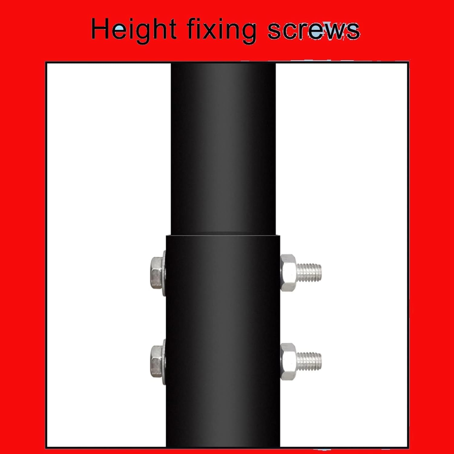 TV Mount Bracket - Ceiling Bracket, Fits 55-100 Inch LED Flat Panel Display, 3°/-20° Angle Adjustment, 900x400mm, Double Pole Hanging TV Bracket