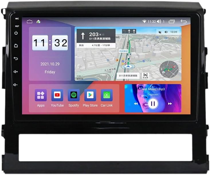 Generic Car Stereo Radio for Toyota Land Cruiser 200 2015-2018 2G RAM+32G ROM…