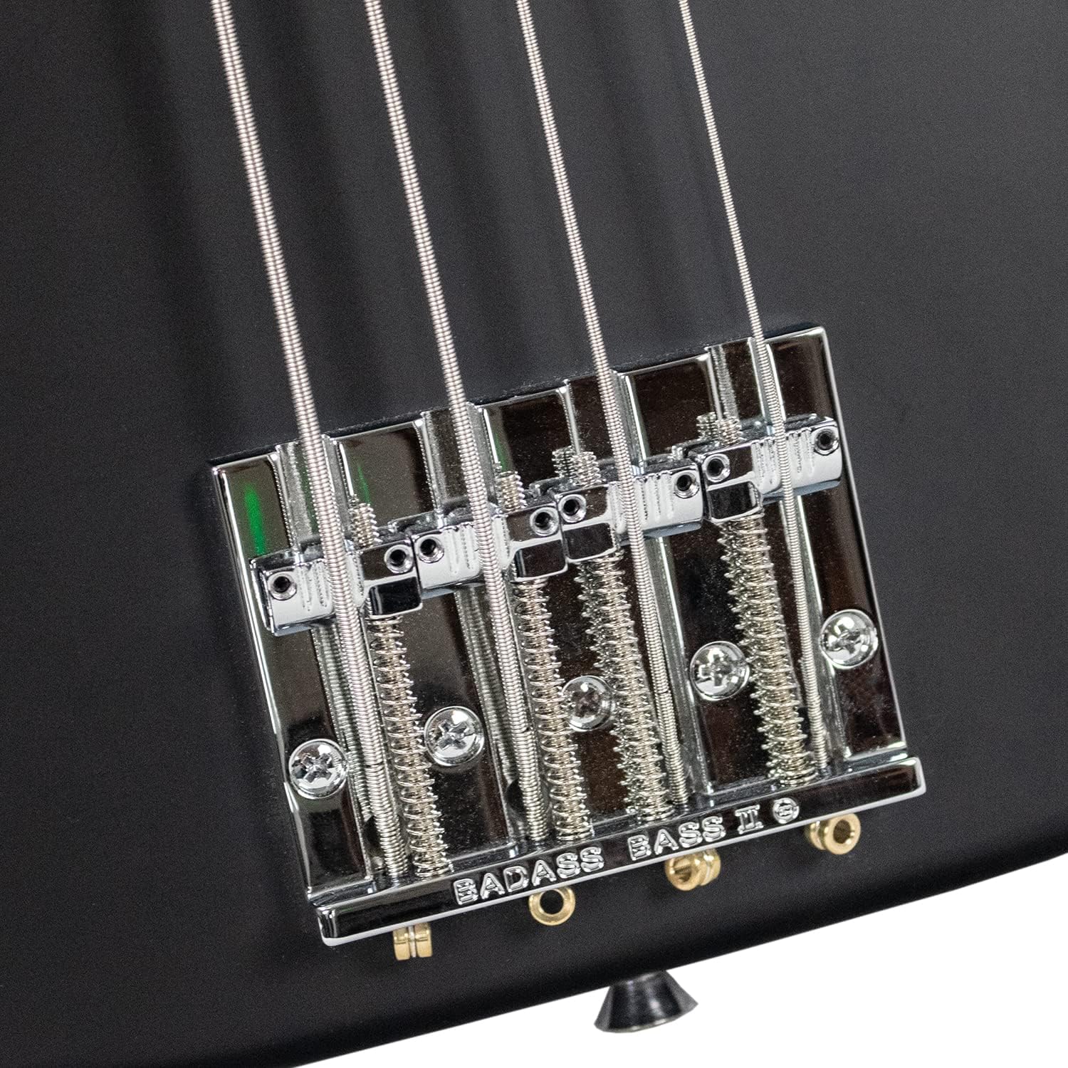 Sawtooth Americana Road Warrior Series Black w Aluminum Pickguard Electric Bass Guitar