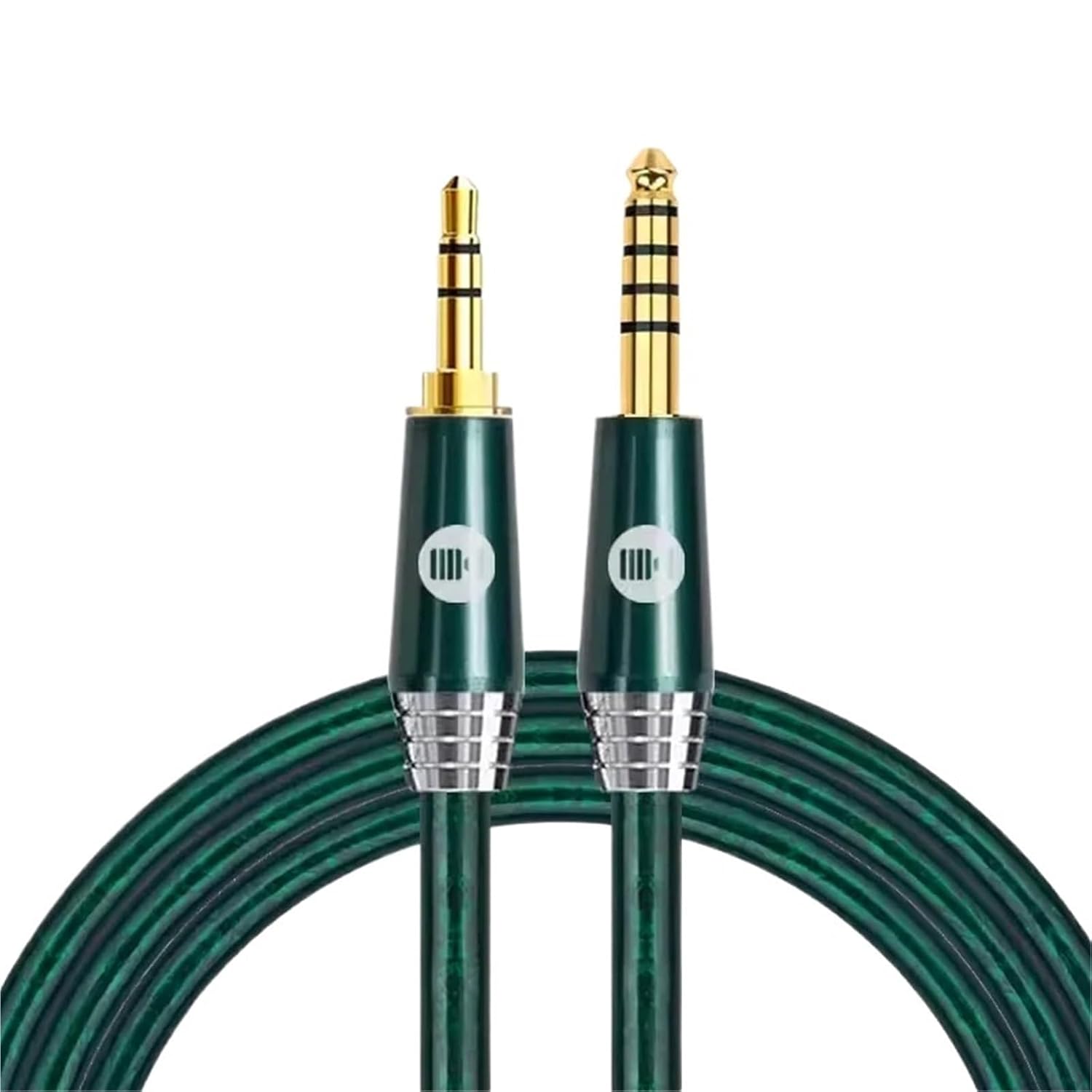 Kaiboer 3.5mm to 4.4mm Aux Balanced Cable Silver Plated Male to Male 4.4 to 3.5 Headphone Cable for Smart Phone Amplifier Etc(3m)