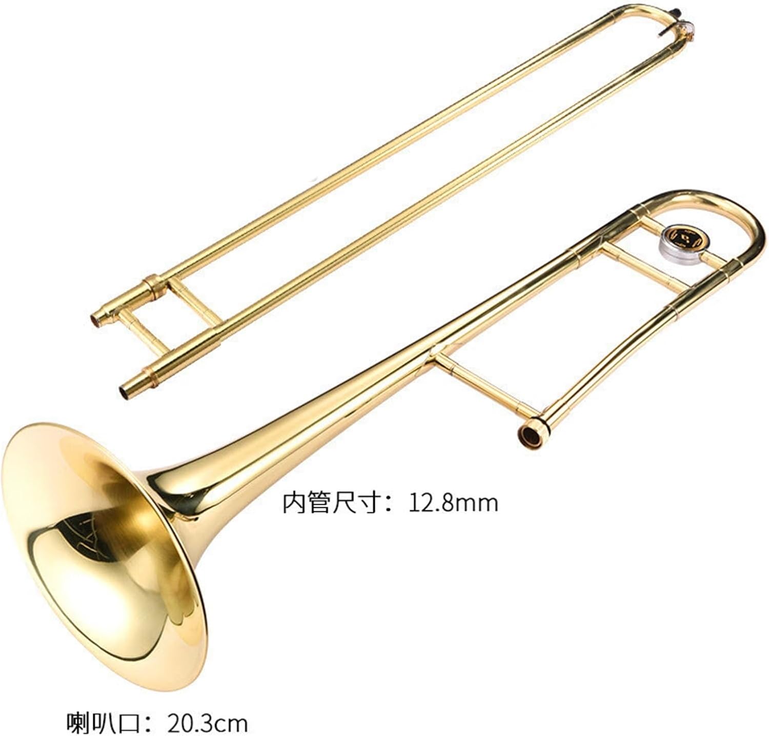Professionals euphonium Tenor Trombone Brass Lacquered Gold Brass Instrument Alto Trombone Professional Performance Practice(Alto)