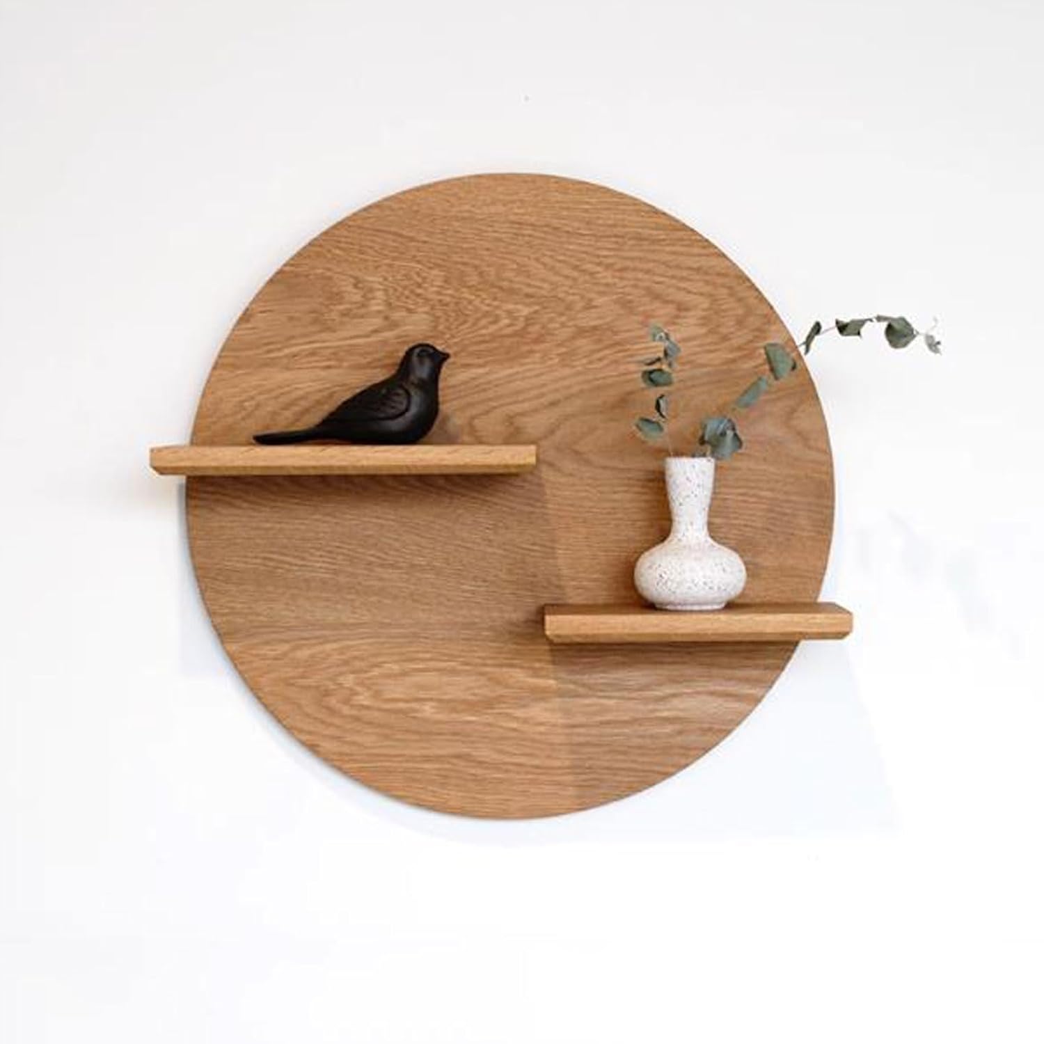 Floating Wall Shelves Solid Wood Floating Shelf 2 Tiers, Wall Bedroom Living Room Wall Mount Shelf Modern Farmhouse Shelves Storage Rack Floating Books Shelf Home Decor Shelving Wall Mounted