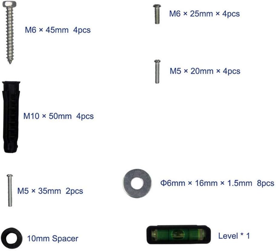 tv Wall Mount' TV Stand, TV Wall Mount Brackets for Most 42-75 Inches OLED Flat Screens TV Mount for TV Easily Customize Your Viewing Experience (Color : Black, Size : 42-75 inches