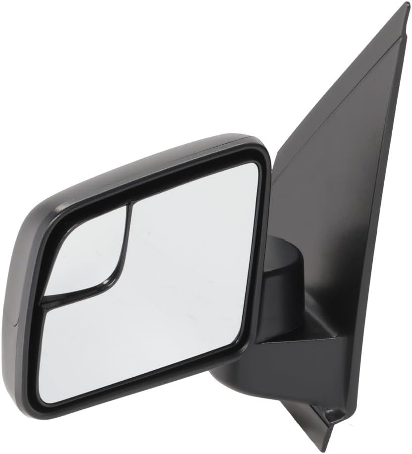 KarParts360 For Ford Transit Connect 2011 2012 2013 Door Mirror Driver Side | Non-Heated | Manual Adjust | Black | Textured | Manual Folding | Non-Towing | Replacement For FO1320441 | BT1Z17683A