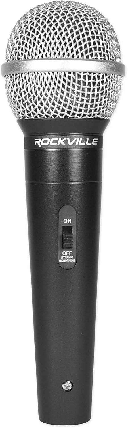 Audiosavings Bundle: (1) Mackie ProFX10v3+ 10-Channel Analog Mixer w/Enhanced FX/USB Recording/Bluetooth Bundle With (1) Rockville RMC-3PK 3 Pack Metal Wired Vocal/Instrument/DJ Microphones+Metal Case