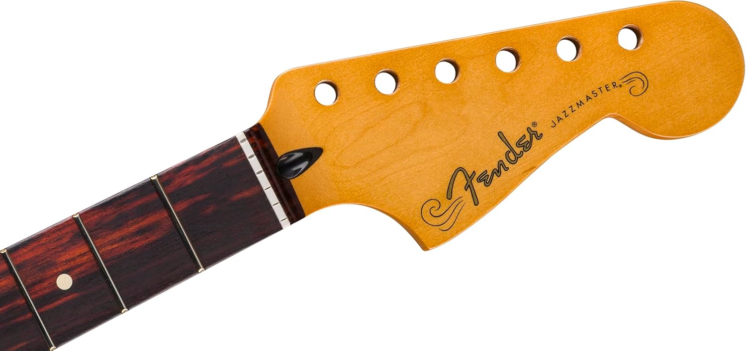 Player II Series Jazzmaster Neck, 22 Medium Jumbo Frets, Rosewood, 9.5