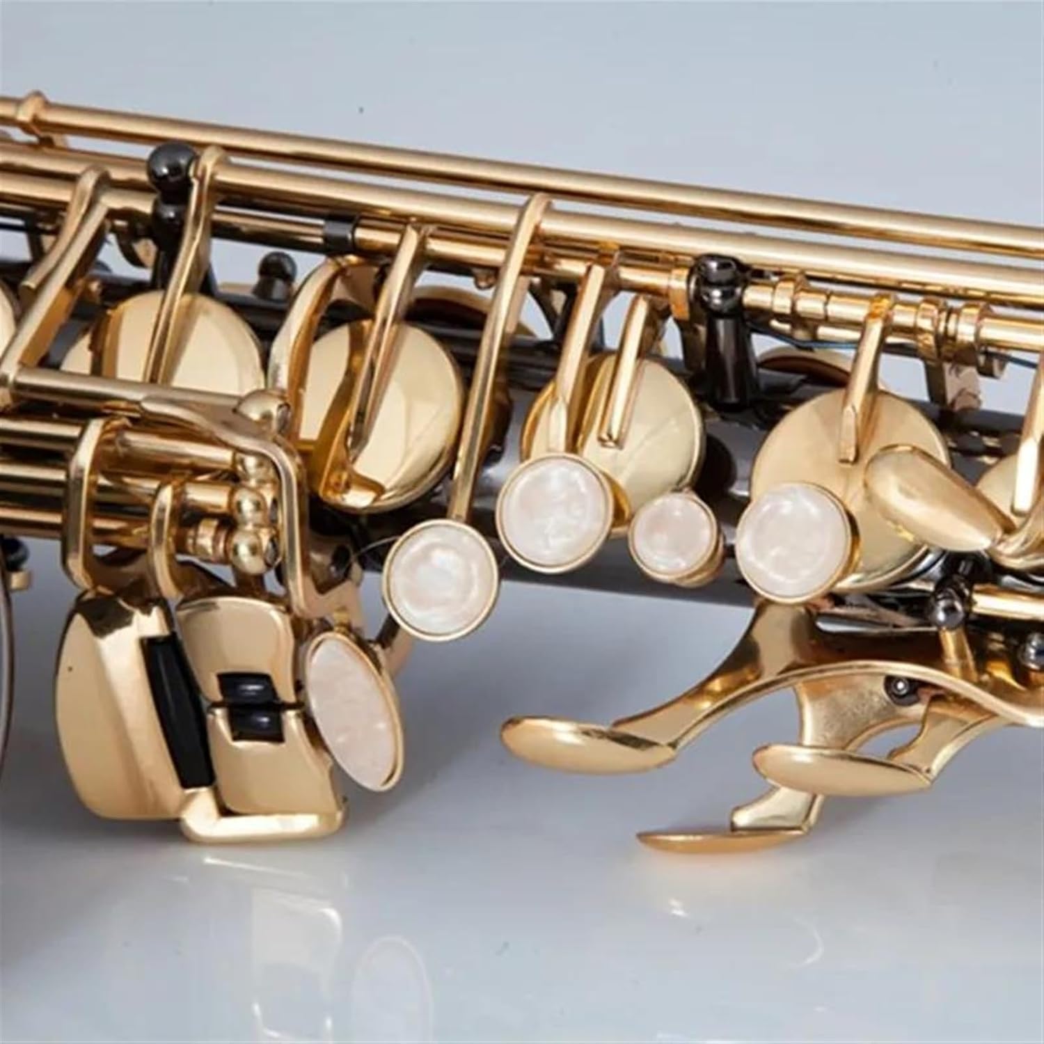 Alto Saxophone Wind Instrument Black Nickel Eb Tone Set Of Accessories