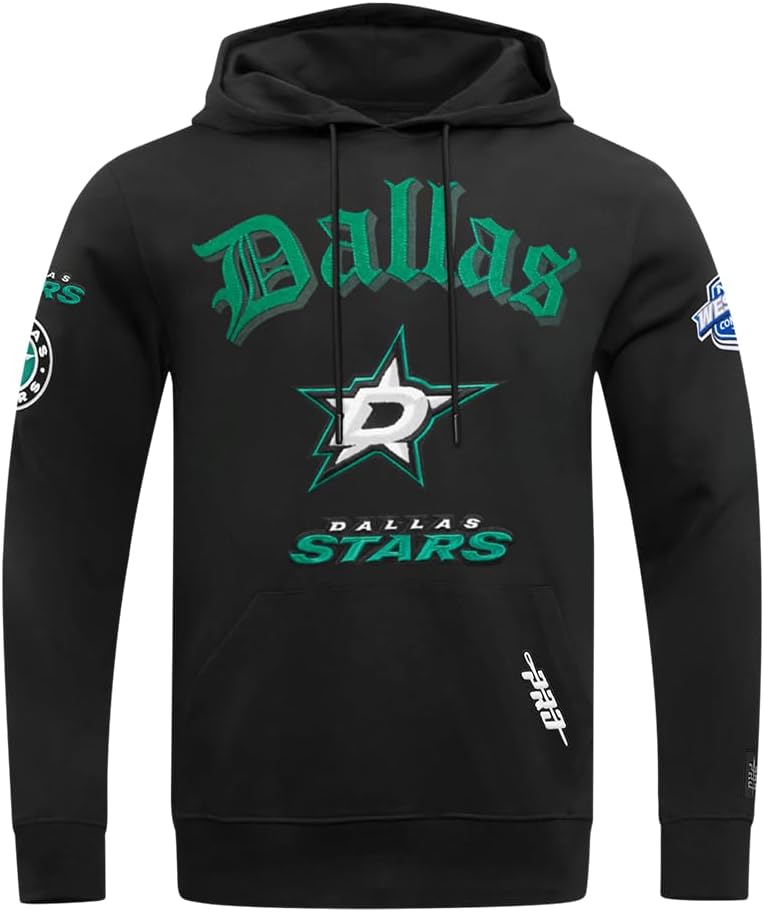 Pro Standard Mens NHL Old English Pull Over Hoodie