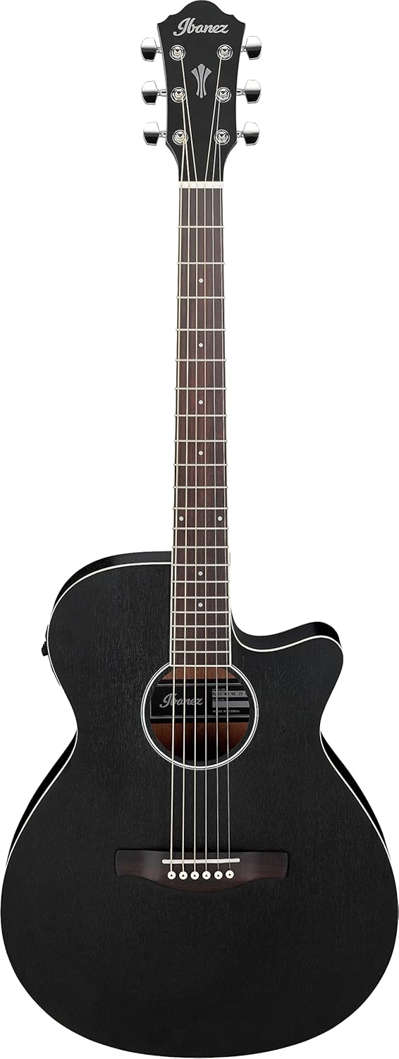 Ibanez AEG7MHWK Acoustic-electric Guitar - Weathered Black