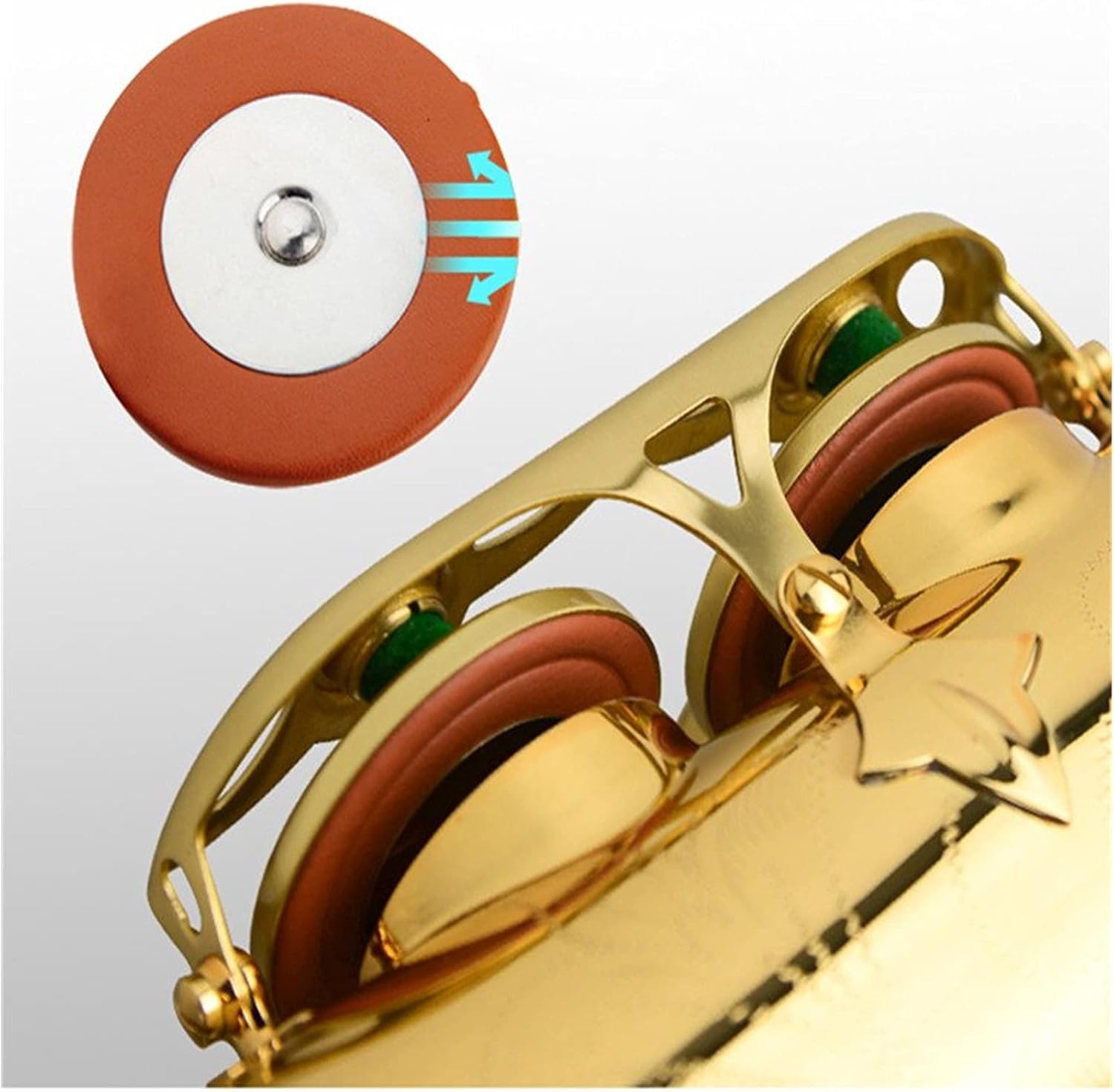 Alto EB Tune Saxophone Plated Gold Key Super Professional Sax Mouthpiece Gift Alto Saxophone Student Saxophone