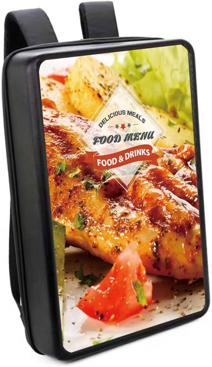 21.5 inch LCD Backpack for Portable Video Advertising Player,1920 * 1080 Resolution Ratio,Human Walking Digital Billboard (1 Set LCD Backpack(1000nits+10MP Camera+Honeycomb Carton))