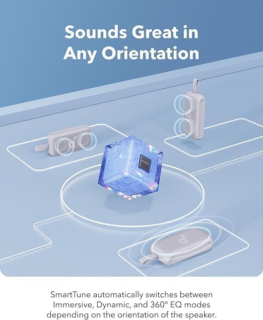 Soundcore Motion 300 by Anker, Bluetooth Speaker, Wireless Hi-Res Portable Speaker, IPX7 Waterproof, BassUp, Bluetooth 5.3, 30W Stereo Sound, 13H Playtime for Home, Shower, Outdoor, and Travel