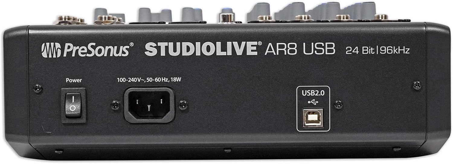 PreSonus StudioLive AR8 USB 8-Channel hybrid Performance and Recording Mixer