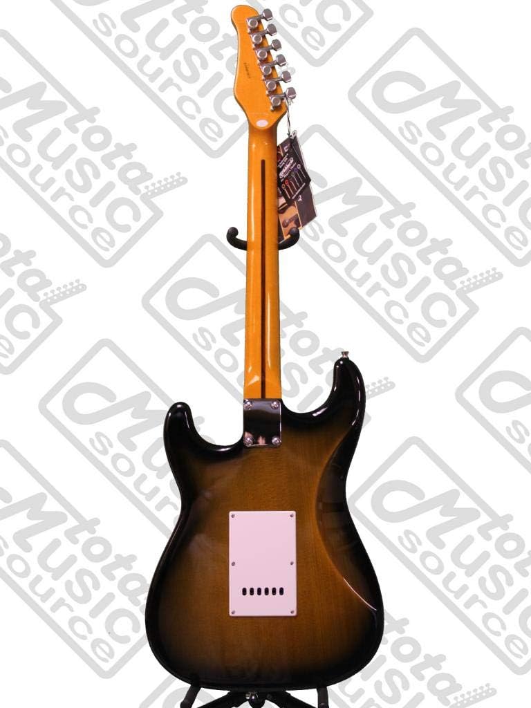 Oscar Schmidt by Washburn Double Cutaway Electric Guitar, Tobacco Sunburst, OS-300 TS