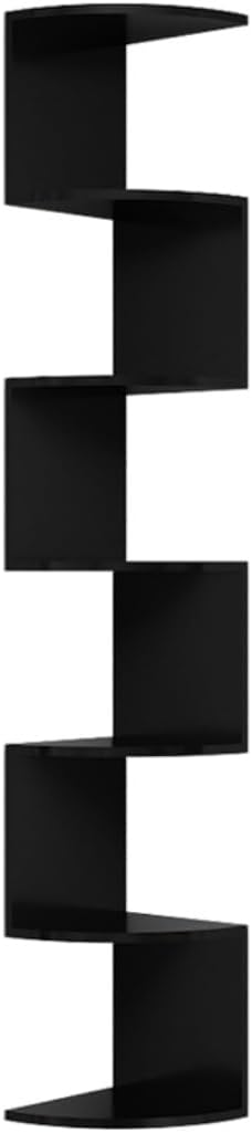 Corner Display Rack Corner Shelf Stand 7-Tier Corner Shelf Wall Mount Floating Shelves Wall Corner Shelves For Bedroom Living Room Bathroom Kitchen Office Corner Shelves Corner Storage Shelf(A)