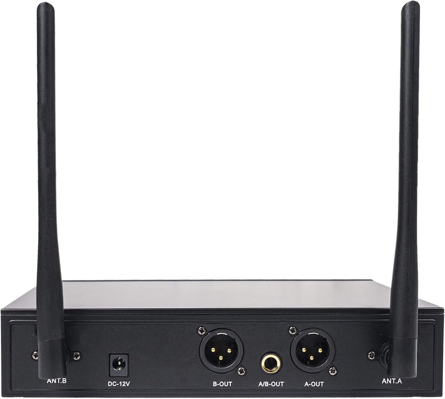 Sound Town 200-Channel Professional UHF Wireless Microphone System with 2 Handheld Microphones, for Church, Business Meeting, Outdoor Wedding and Karaoke