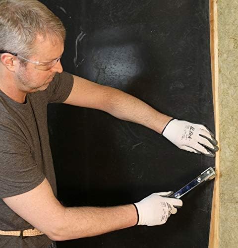 Mass Loaded Vinyl MLV Barrier 1/2 LB Half Pound Soundproofing Acoustic Barrier (4' x 25' - 100 square feet)