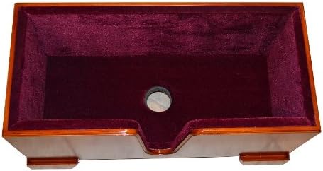 Vio Music Upright Double Bass Wooden Stand Burgundy Velvet Plush Cushions