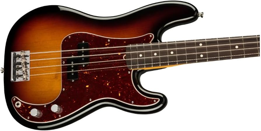 Fender American Professional II Precision Bass, 3-Color Sunburst, Rosewood Fingerboard