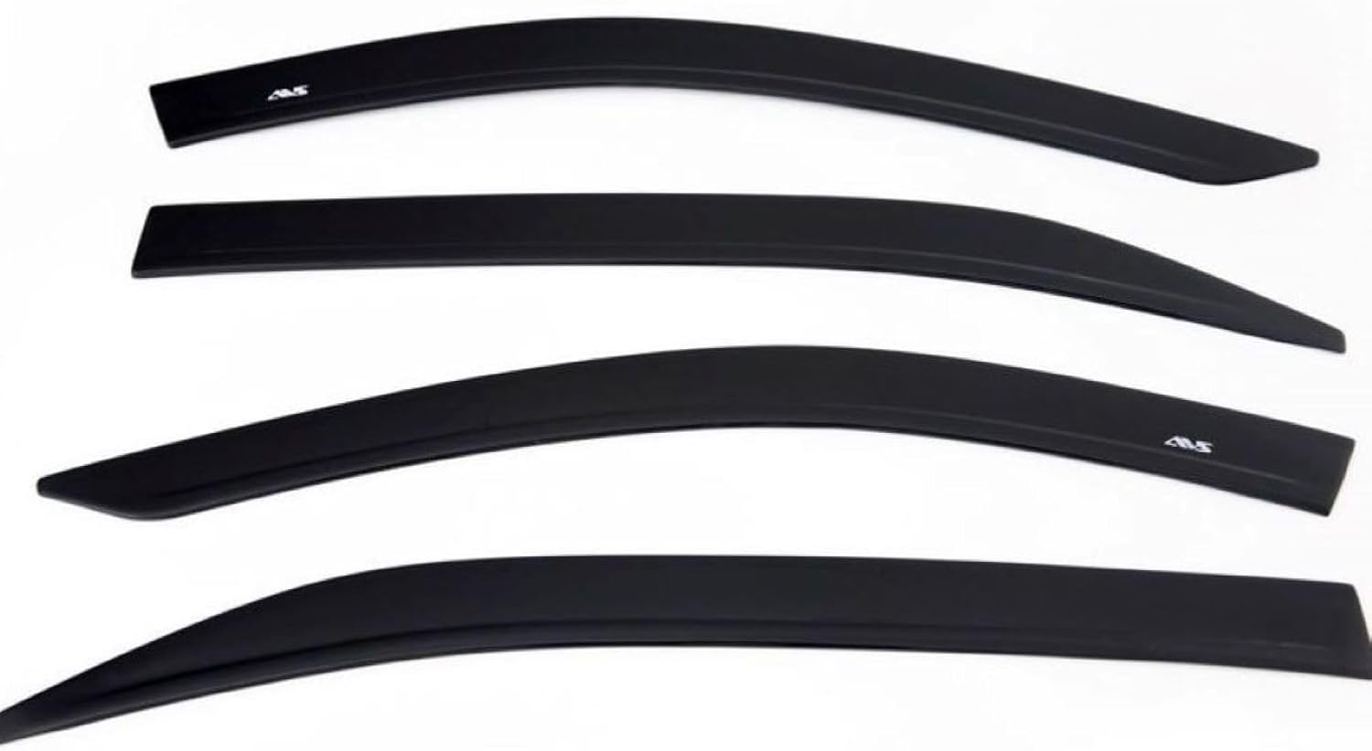 Auto Ventshade [AVS] Low Profile Rain Guards for 2013 - 2017 Honda Accord Sedan | Window Vent Visors, 4 pcs. - Smoke w/Chrome Trim | 794017