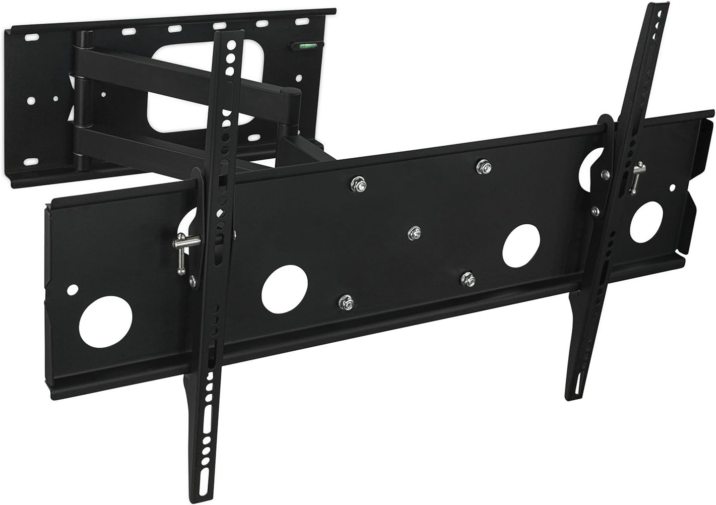 Mount-It! Extended Articulating TV Wall Mount Low-Profile Full Motion Tilting Corner Bracket for 32-60 Inch Flat Screen, VESA up to 750x450, 175 lb Capacity (MI-326B)