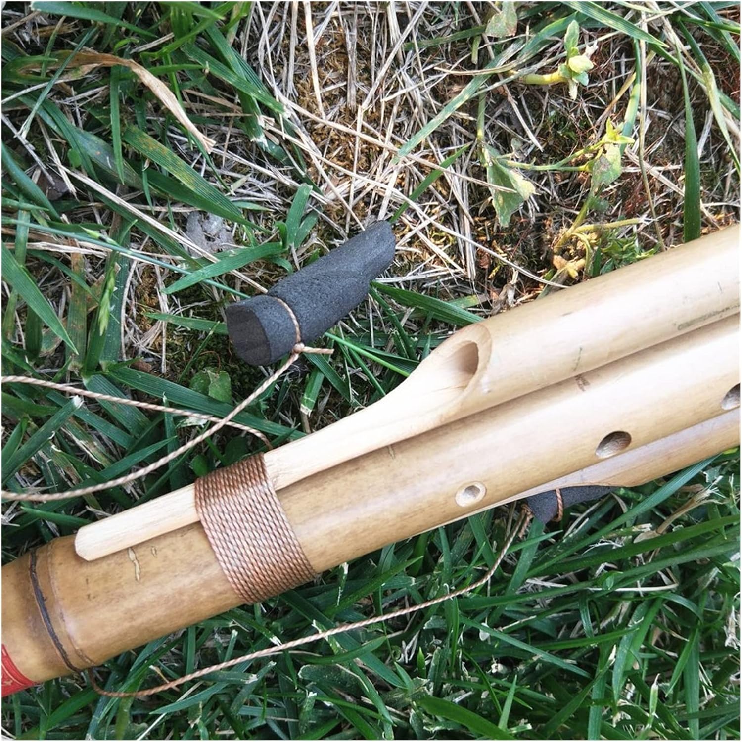 FLFL Hulusi 9 Holes Cucurbit Flute is Made of Natural-Growing Gourd Woodwind Musical Instrumental (Color : Bb)