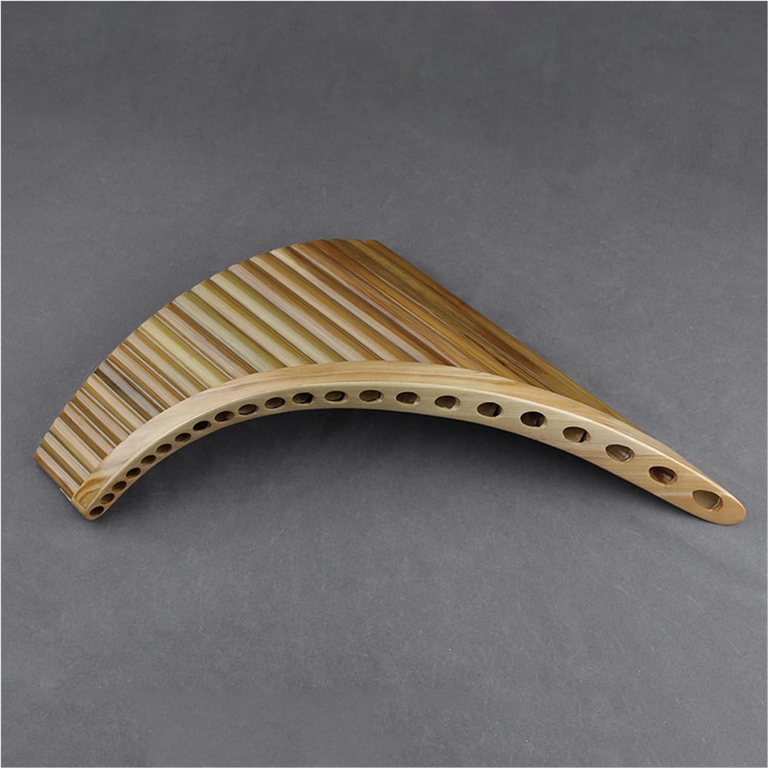 KESHUO 22 Tubes Pan Flute C Key Bamboo Made Woodwind Instrument Handmade Pan Pipe Panpipes