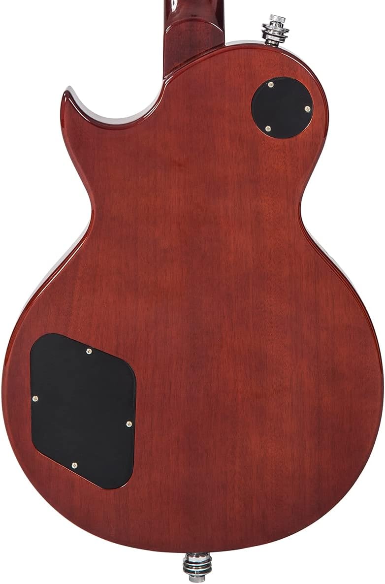 Vintage Reissued Series V100AMB Electric Guitar, Flamed Amber W/ Bigsby