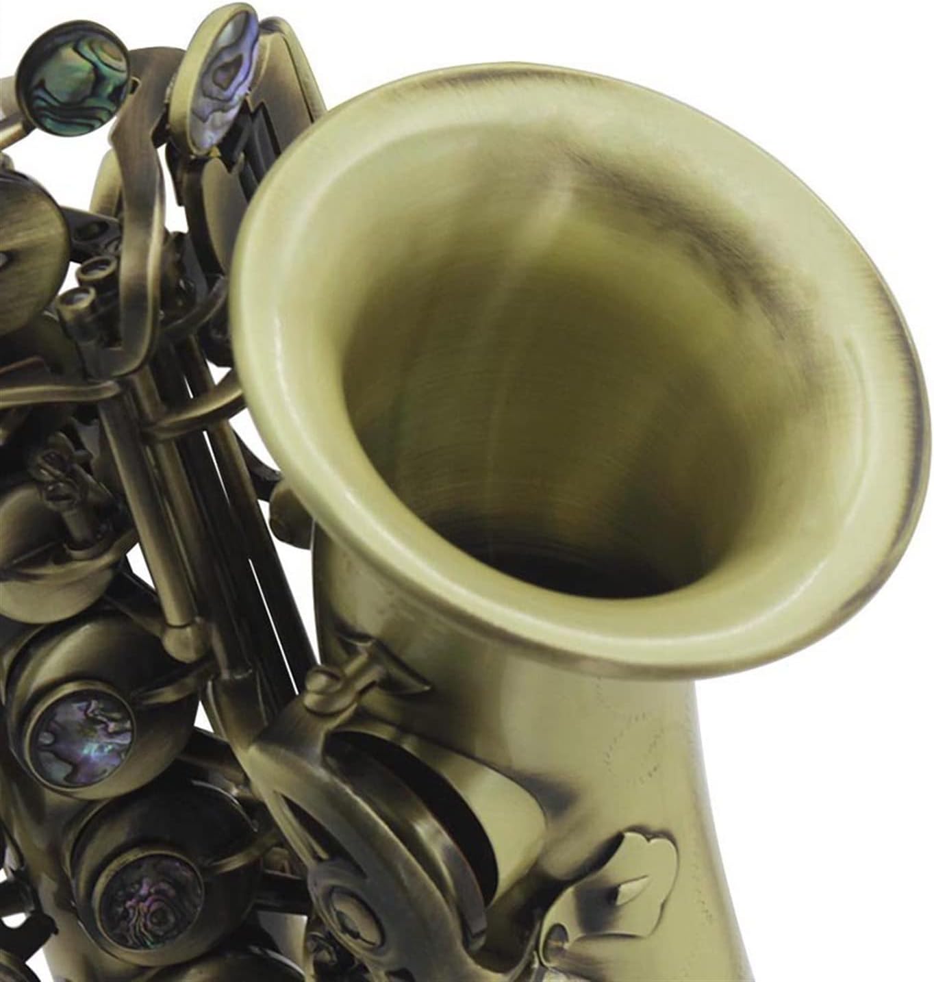 Saxophone Professional Woodwind Instrument Brass Material Bb B Flat Sax with Instrument Accessories