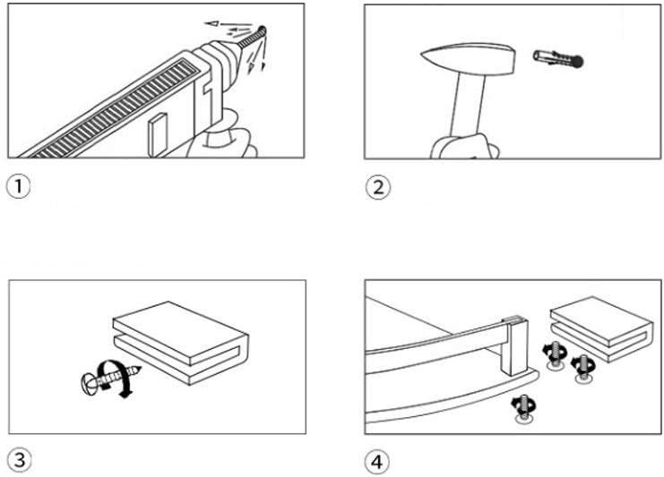 Aluminum Glass Shelf Bathroom Bath Corner Caddy Basket Storage Hanging Organizer with Extra Thick Glass Contemporary Style Wall Mount