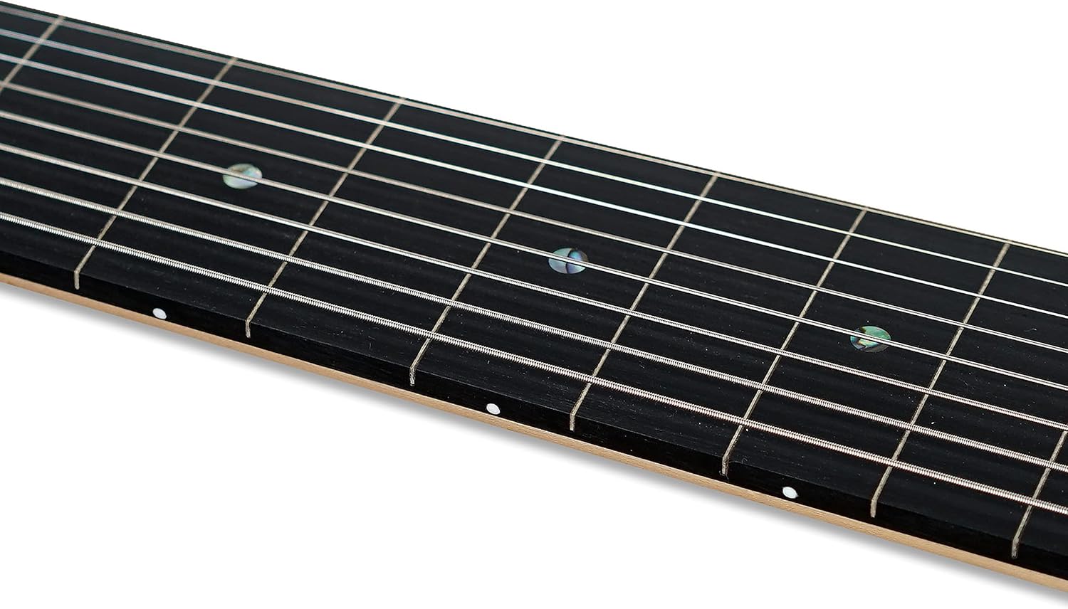 Gstyle Fretless 8 String Electric Guitar Burl poplar veener top okoume Wood Body Bolt On Maple Neck Poplar Wood Body (Fretless) (ES-800)