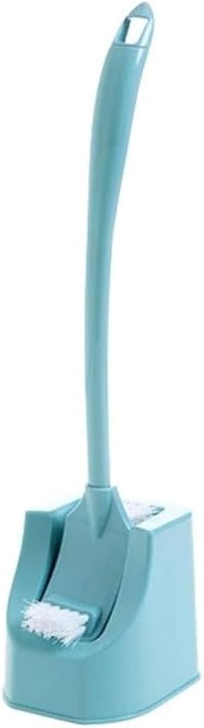 Toilet Brush Toilet Brush Toilet Brush and Holder Set, Creative Toilet Brush, Bathroom WC Scrubber Set Loo Brush for Bathroom Toilet Toilet Brush and Holder (Color : Pink) (Blue)