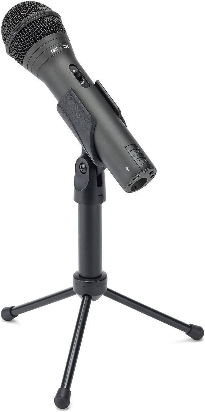 SAMSON Q2U USB/XLR Dynamic Microphone Recording and Podcasting Pack (Black)