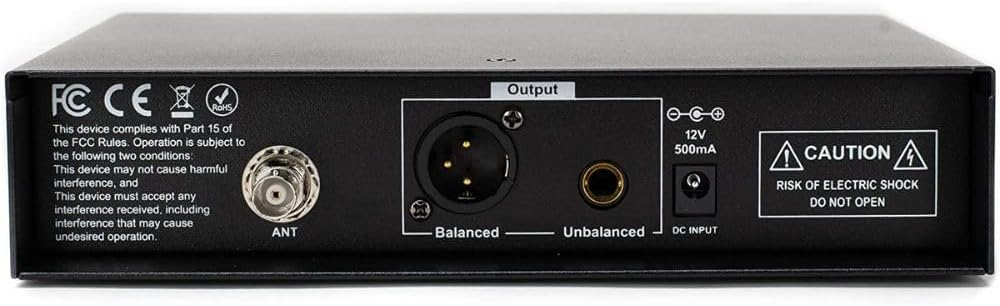 CAD WX1000BP Wireless Bodypack Mic System with Lav, Headset, and Guitar Cable (510 to 570 MHz) Bundle with Watson Rapid Charger with 4 AA Batteries