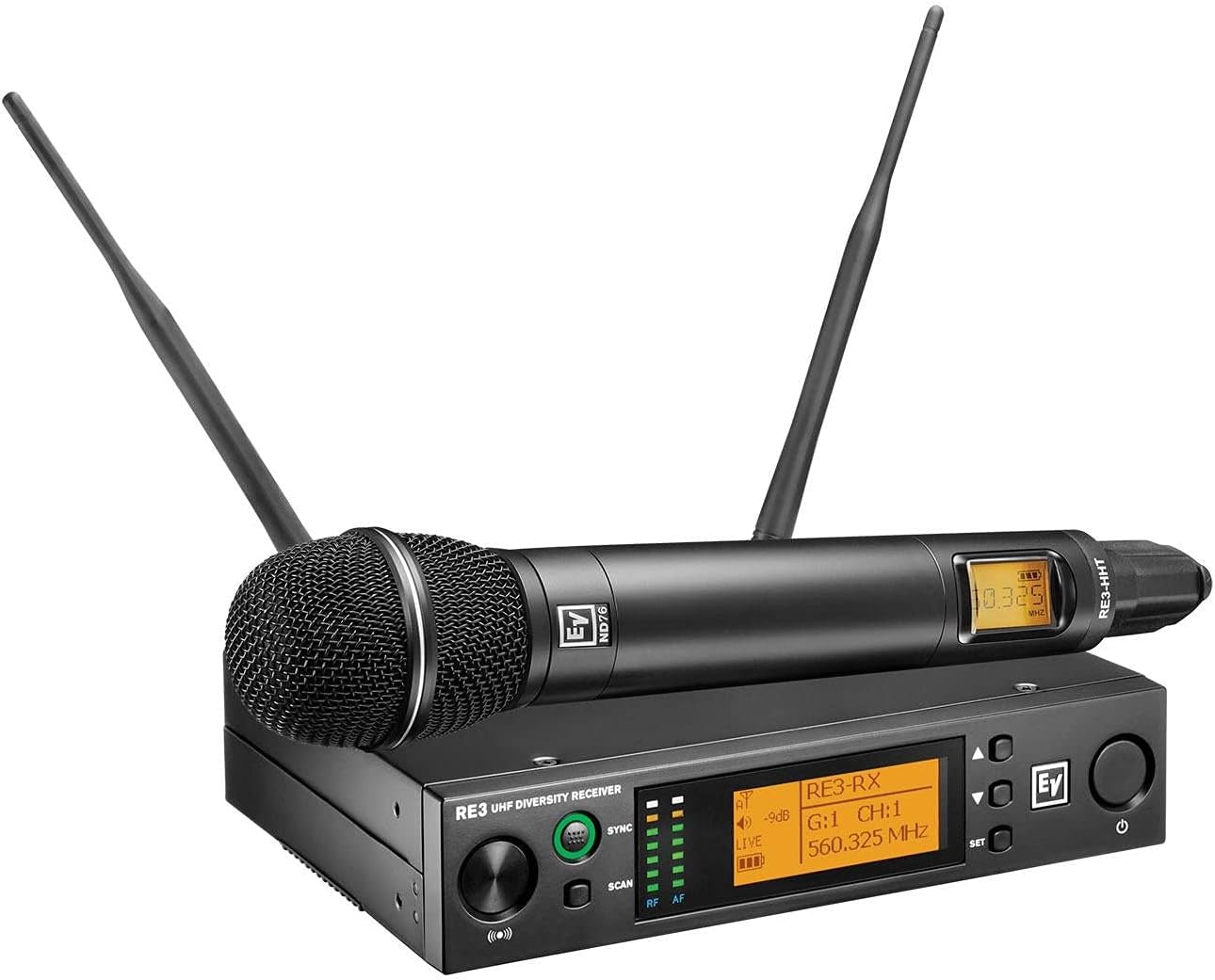 Electro-Voice RE3-ND76 Wireless Handheld Microphone System - 5H Band