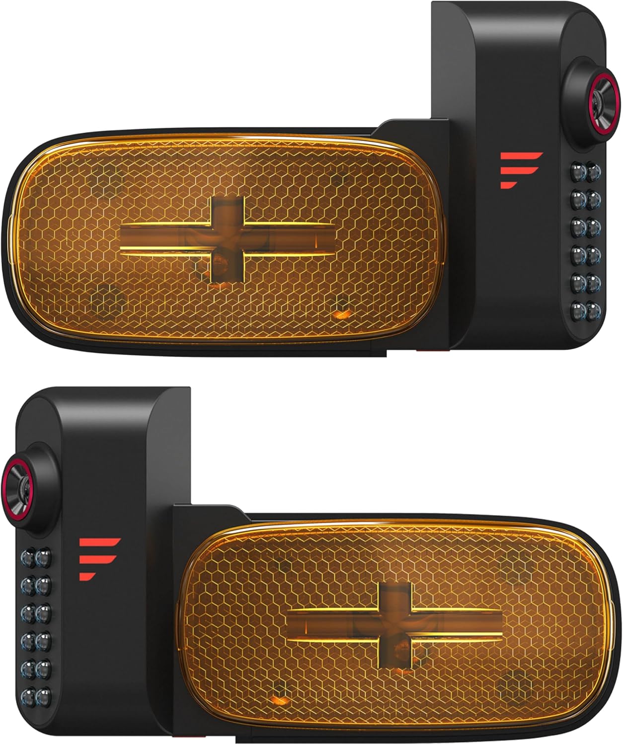 Furrion Vision S+ RV Observation System with Left/Right Side Cameras, Infrared Night Vision, 65-Degree Wide Viewing Angle - FCEFDTASH