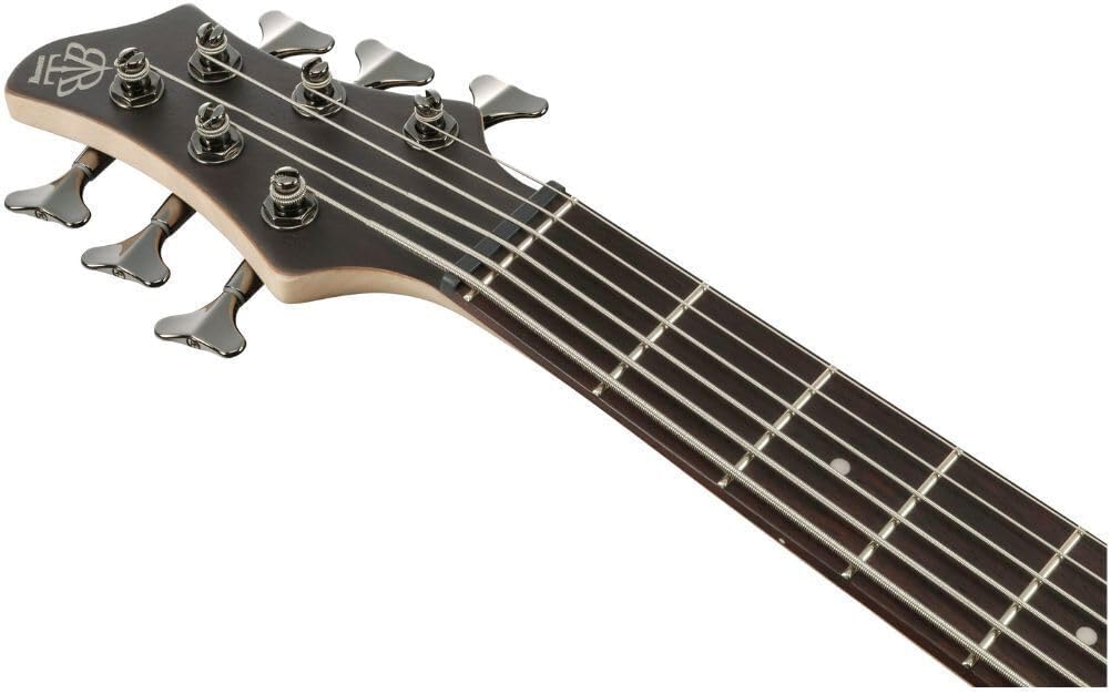 Ibanez BTB606 Standard 6-String Bass Guitar, Rosewood Fingerboard, Transparent Gray