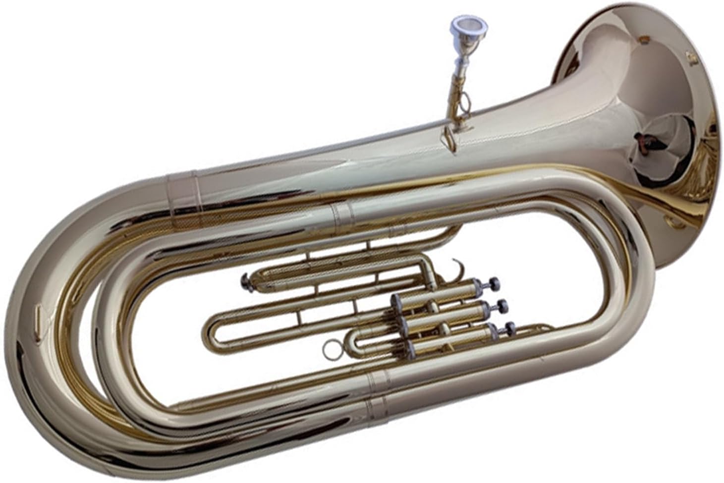 Beginner euphonium Bass Trumpet Instrument Brass Playing B Flat Tuba Adult Band Sanli Key Trumpet