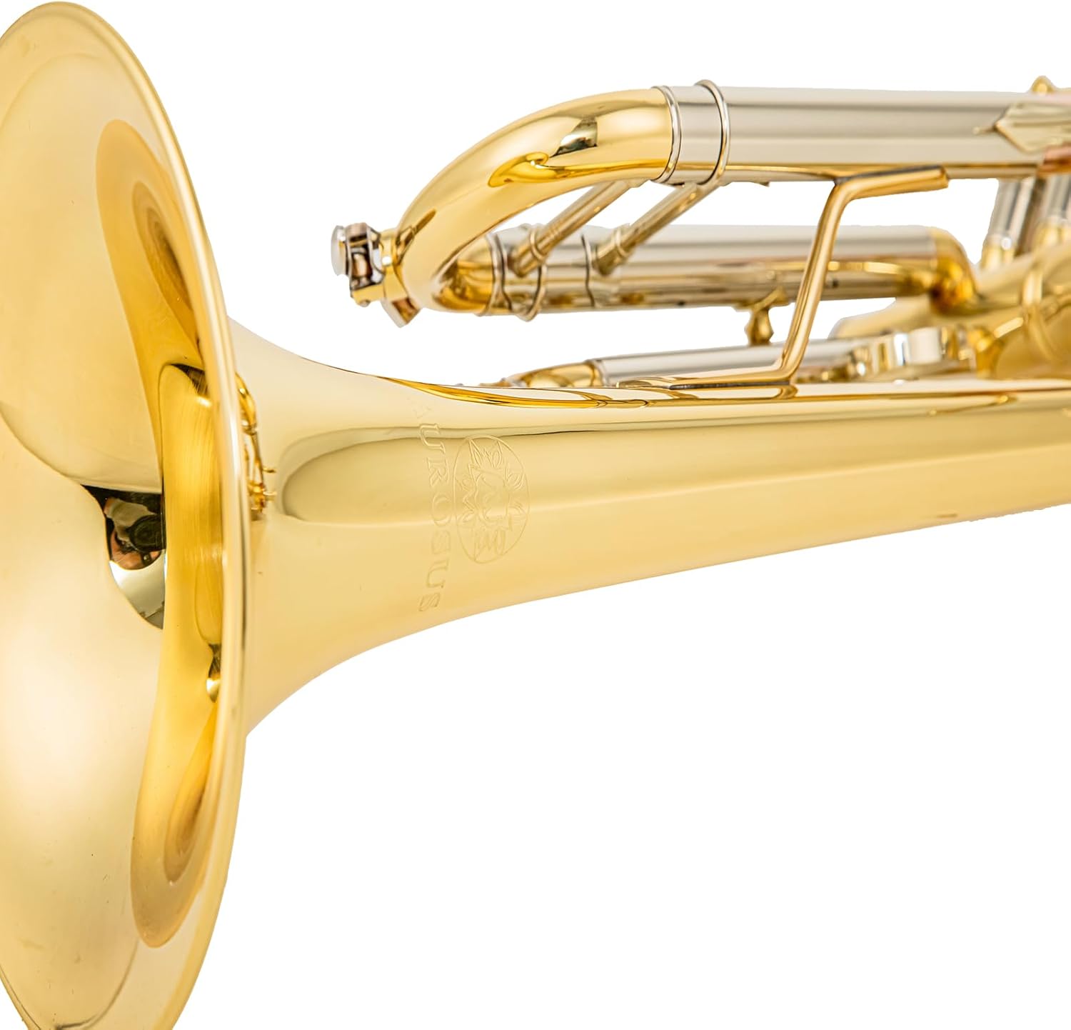 Bb trumpets red gold brass leadpipe mouthpipe advanced student professional trumpet Musical Instruments For Beginner Adults (710 gold brass)