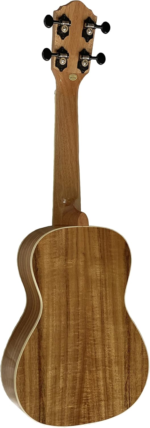 Oscar Schmidt OU5K-A Concert Ukulele, Natural Koa with Gig Bag
