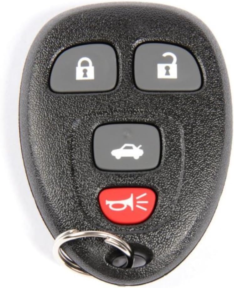 KarParts360 for Chevy Impala 2006-2013 Keyless Entry Transmitter | Black | 4 Button | Replacement for 22952177