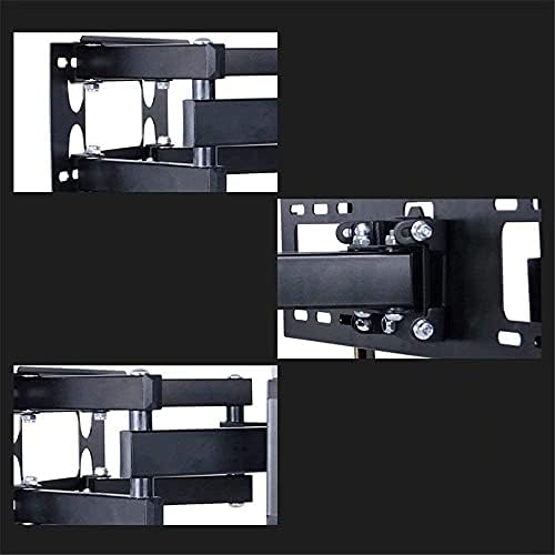 TV Wall Brackettv mounts Stands Tv Wall Mount Tilting Tv Brackets with Articulating Arms Full Motion TV Mount Bracket for 26-70 Inch Flat Curved TVs Max 400x400mm Up to，Black-3270 inches